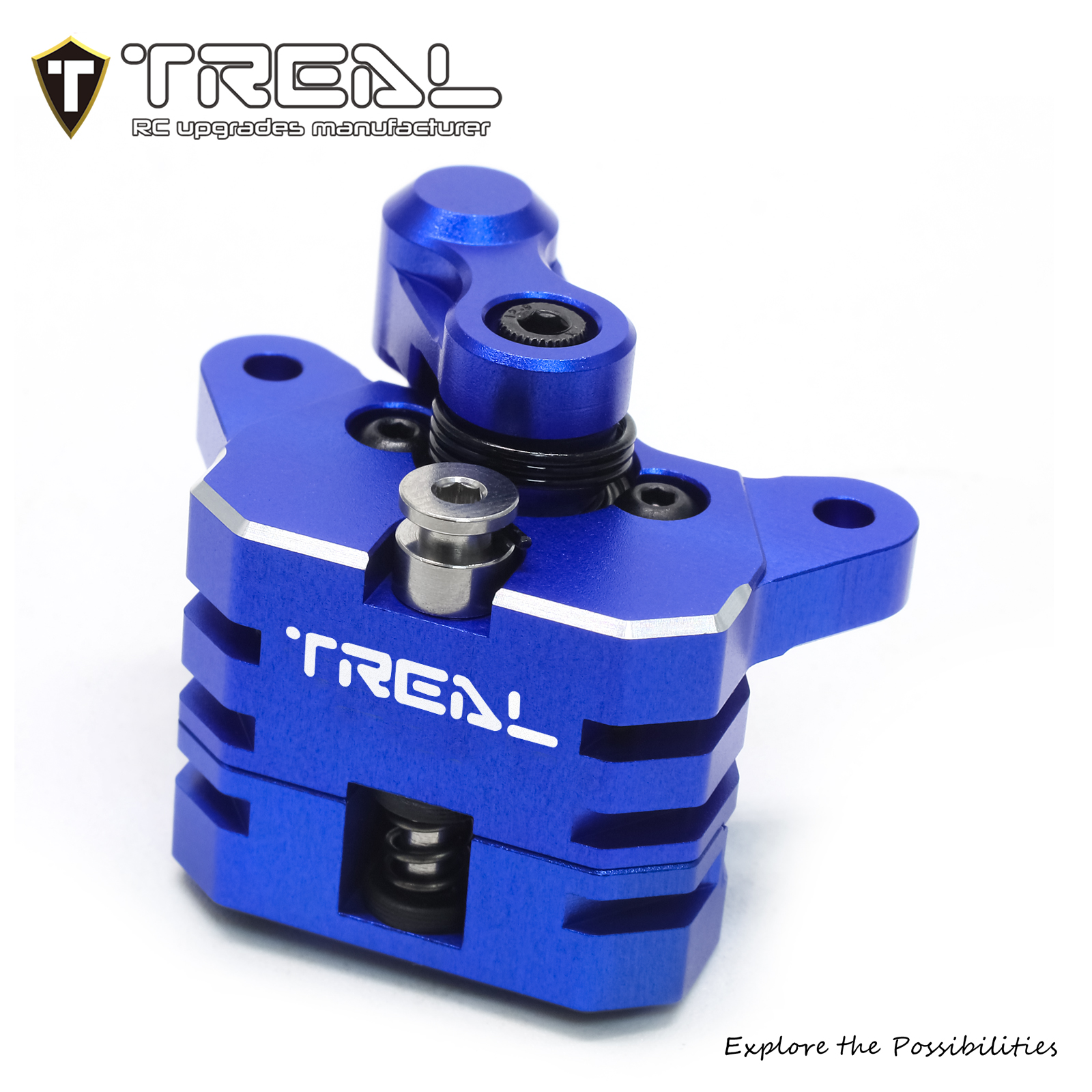 TREAL Aluminum 7075 Front Brake Caliper for Losi 1/4 Promoto