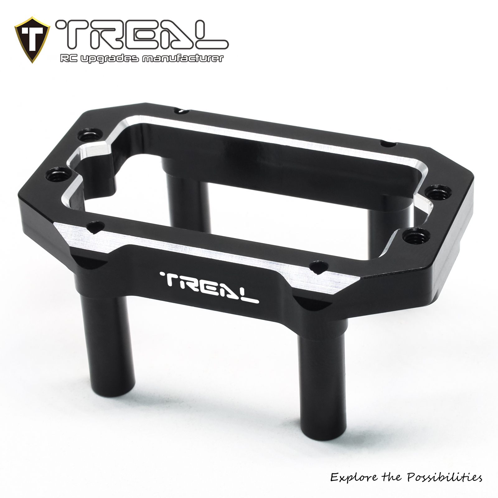 TREAL Aluminum 7075 Steering Servo Mount for Arrma 1:8 KRATON EXTREME ...