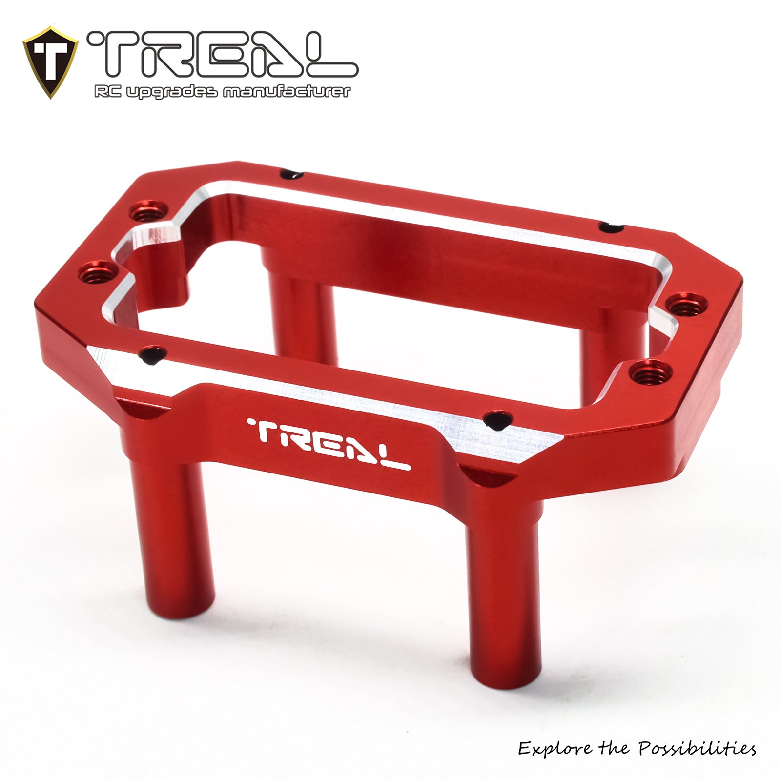 TREAL Aluminum 7075 Steering Servo Mount for Arrma 1:8 KRATON