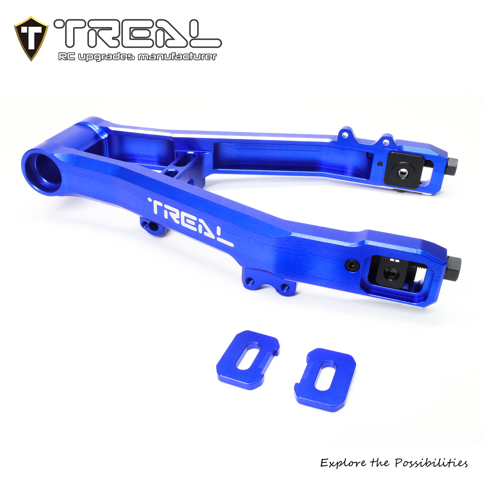 TREAL Aluminum 7075 Adjustable Rear Swing Arm CNC Billet Machined