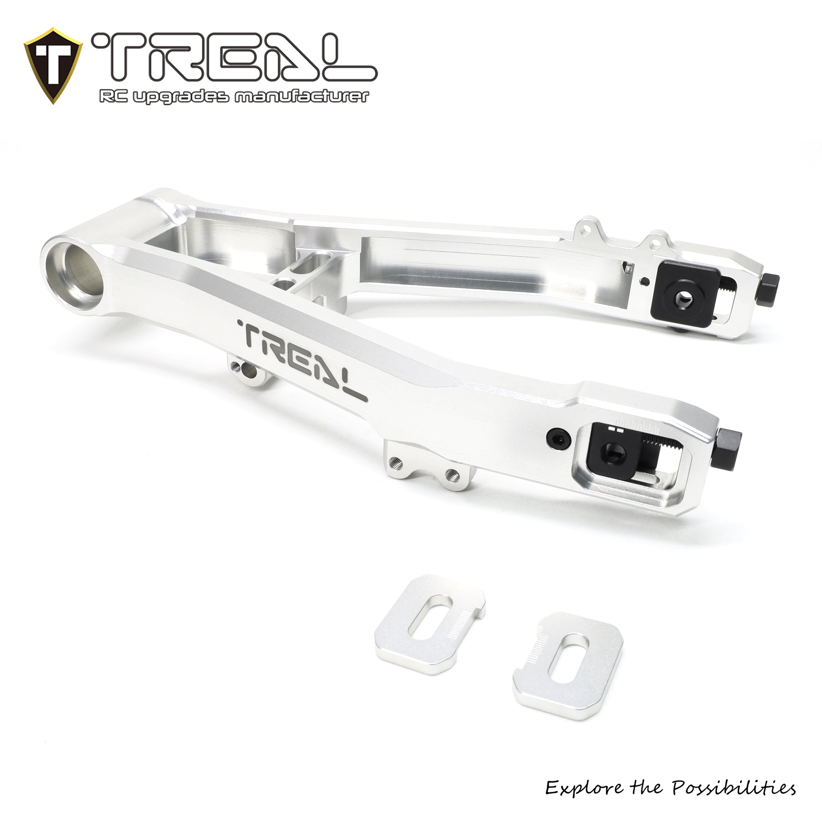 TREAL Aluminum 7075 Adjustable Rear Swing Arm CNC Billet Machined