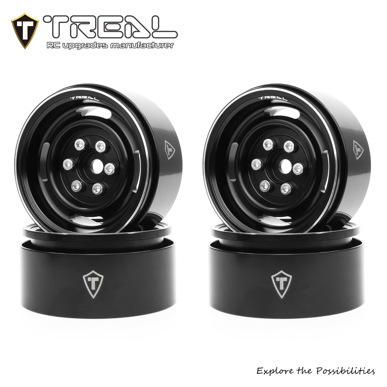 Fastrax 1.9 alu. beadlock velgen Ten Black/chrome kopen Fastrax 1.9 alu. beadlock velgen Ten Black/chrome kopen