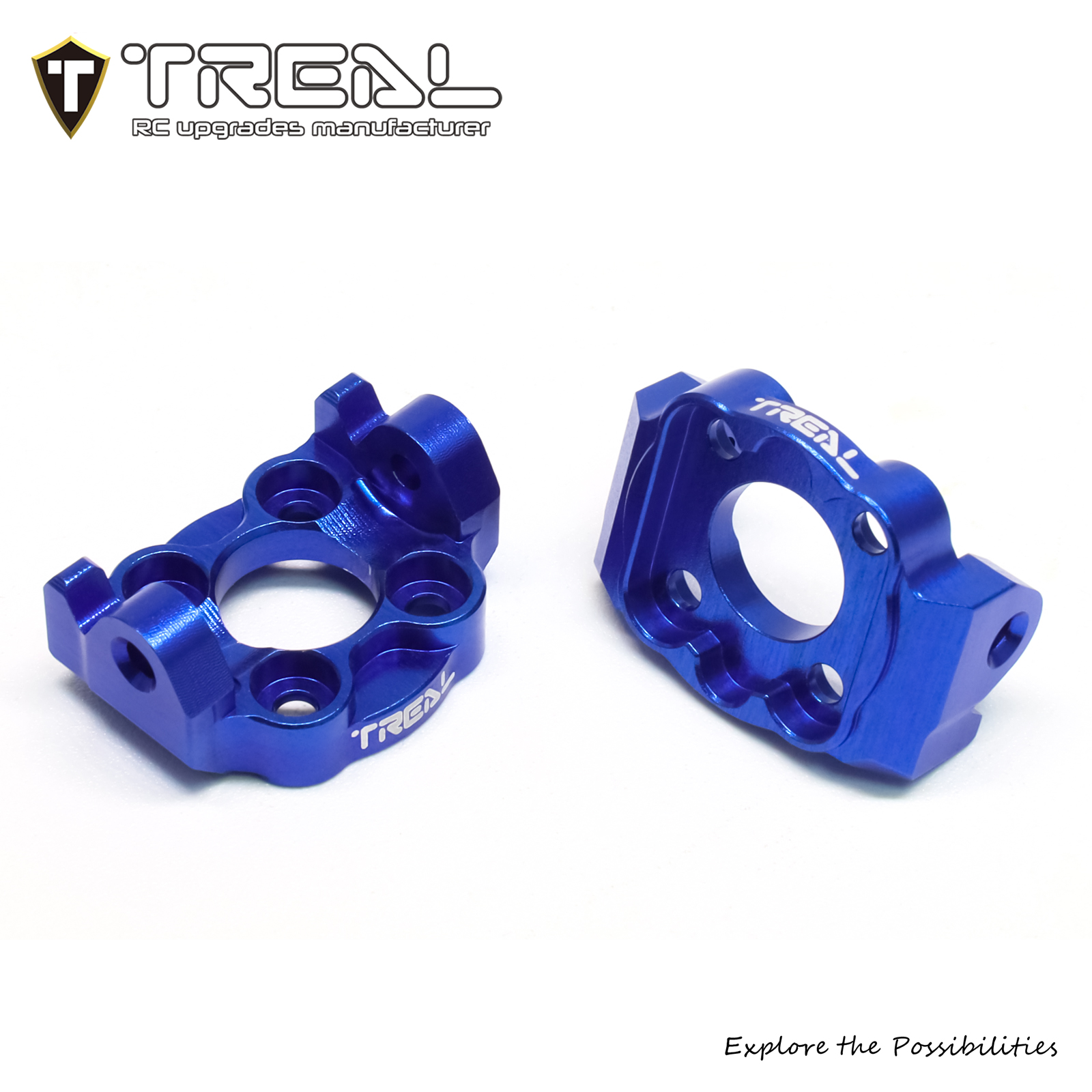 TREAL Aluminum 7075 Front C Hubs Spindle Carrier Set (L/R) 0