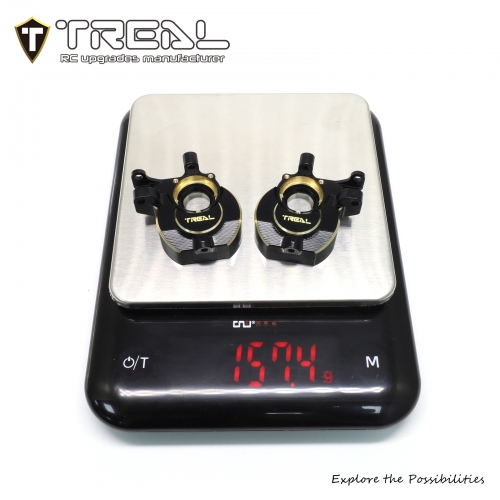 TREAL Brass Front Steering Knuckles,CNC Billet Machined Inner
