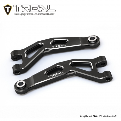 TREAL Aluminum 7075 CNC Machined Front Upper Arms Set Suspension A-Arm Upgrades for Arrma 1/18 GRANITE GROM