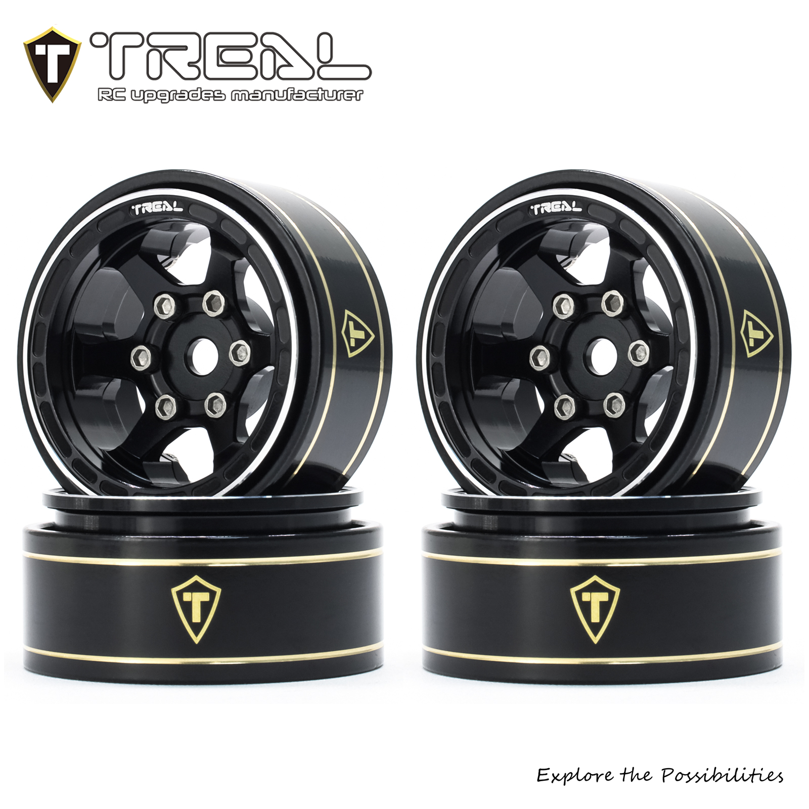 TREAL SCX24 Beadlock Wheels - Best SCX24 Tires