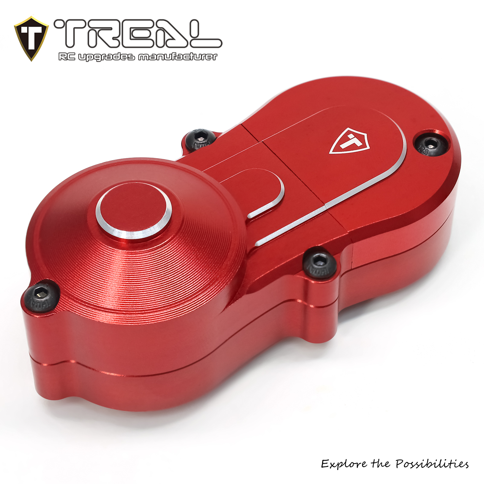 Treal Aluminum 7075 Gearbox Housing for Losi LMT Monster Truck