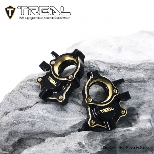 TREAL Brass Front Steering Knuckles Inner Portal Covers Housing
