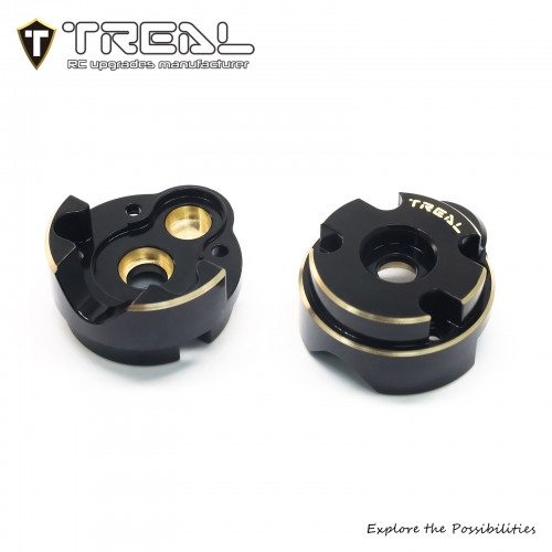 TREAL Brass Outer Portal Cover Heavy Weight 47.4g/Pair Front or