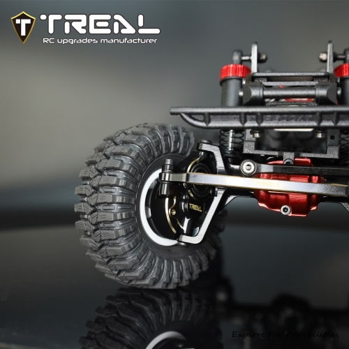 TREAL Brass Front Steering Knuckles Inner Portal Covers Housing