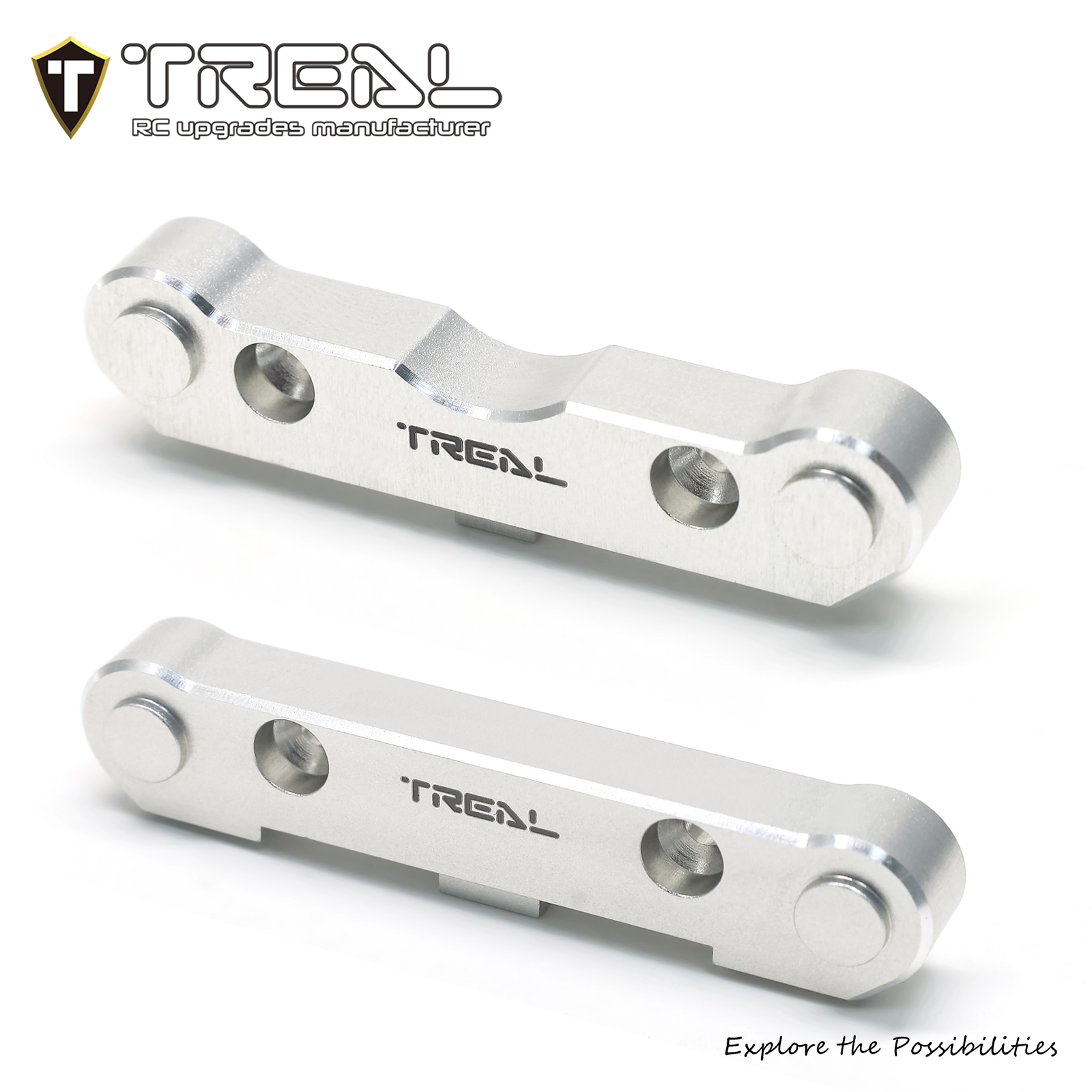 TREAL Rear Lower Suspension Arm Mount for Arrma 6S Kraton 1/8