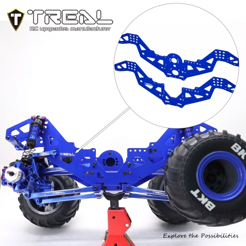 TREAL Aluminum 7075 Chassis Plate Set Side Frames Mount Upgrades