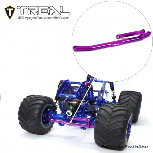 TREAL Aluminum 7075 Steering Tie Rod and Drag Link Front