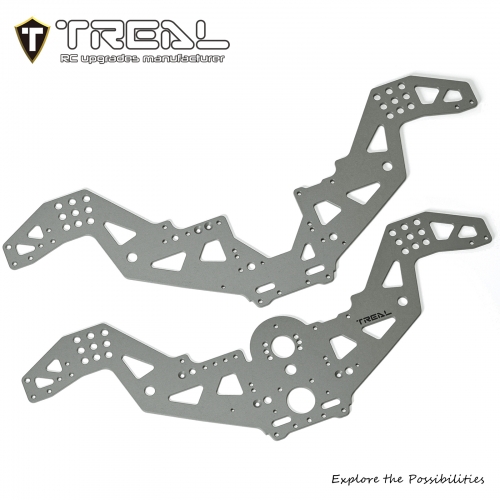 TREAL Titanium Alloy Chassis Plate Set Side Frames Mount Upgrades