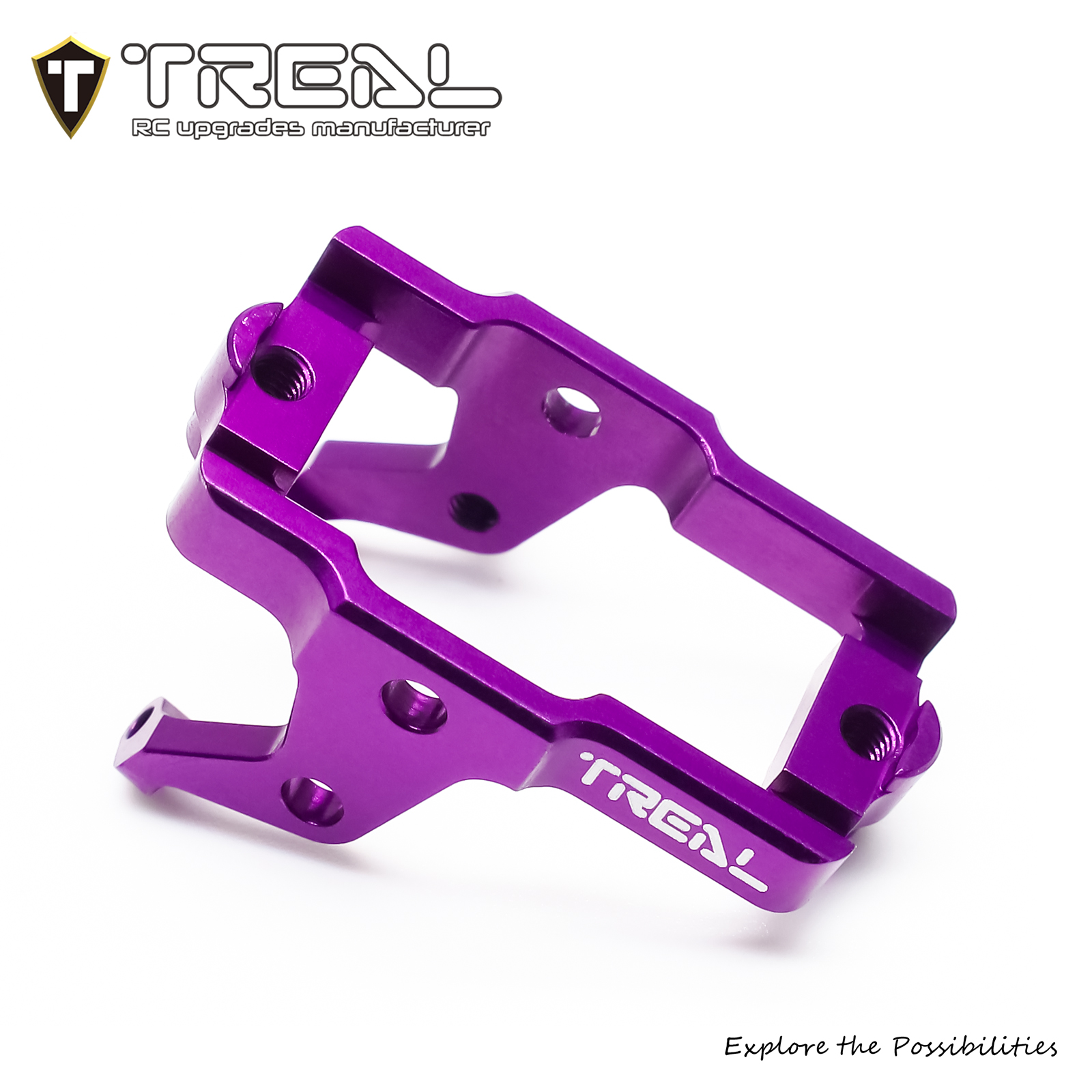 TREAL Aluminum 7075 Servo Mount for 1/18 TRX4M Upgrades