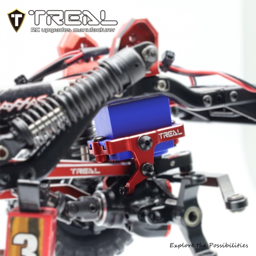 TREAL Aluminum 7075 Servo Mount for 1/18 TRX4M Upgrades
