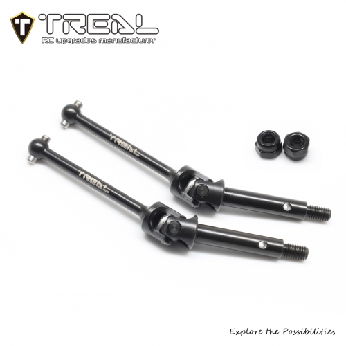 TREAL Harden Steel Front Universal Driveshaft CVD Shafts for Losi