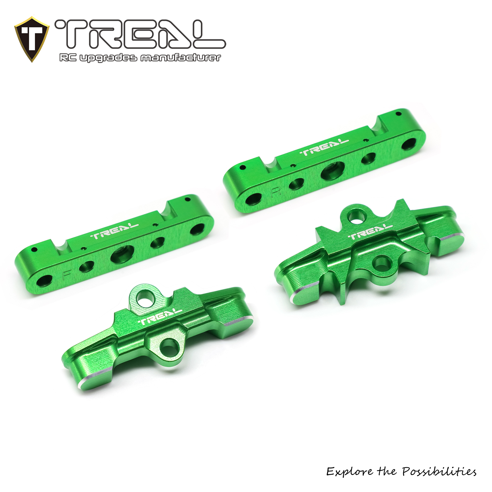 Red Aluminum Front&Rear Suspension A-Arms Set Tie Bar For Traxxas Slash 2WD 1/10 : Buy Online at Best Price in KSA - Souq is now