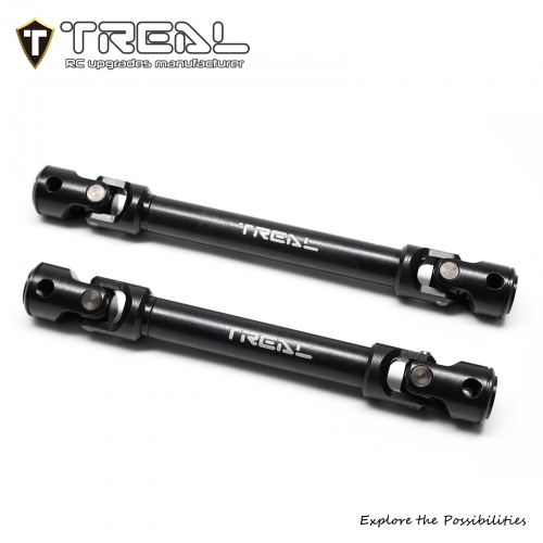 TREAL Heavy Duty Harden Steel Driveshafts Centre Drive Shaft for 1/10 RC Crawler Traxxas TRX-4 Defender Sport Bronco