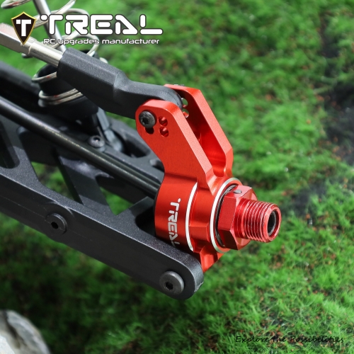 Mozzo Posteriore In Alluminio 7075 Rosso Per Arrma 1/10 Gorgon, Senton, Granite, Big Rock E 1/8 Typhon | Kit Di Upgrade Con Cuscinetti
