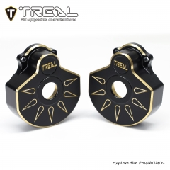 TREAL Brass Heavy Weight Outer Portal Drive Housing 76g(0.167lb)/pc for TRX4 TRX6 1:10 Upgrades