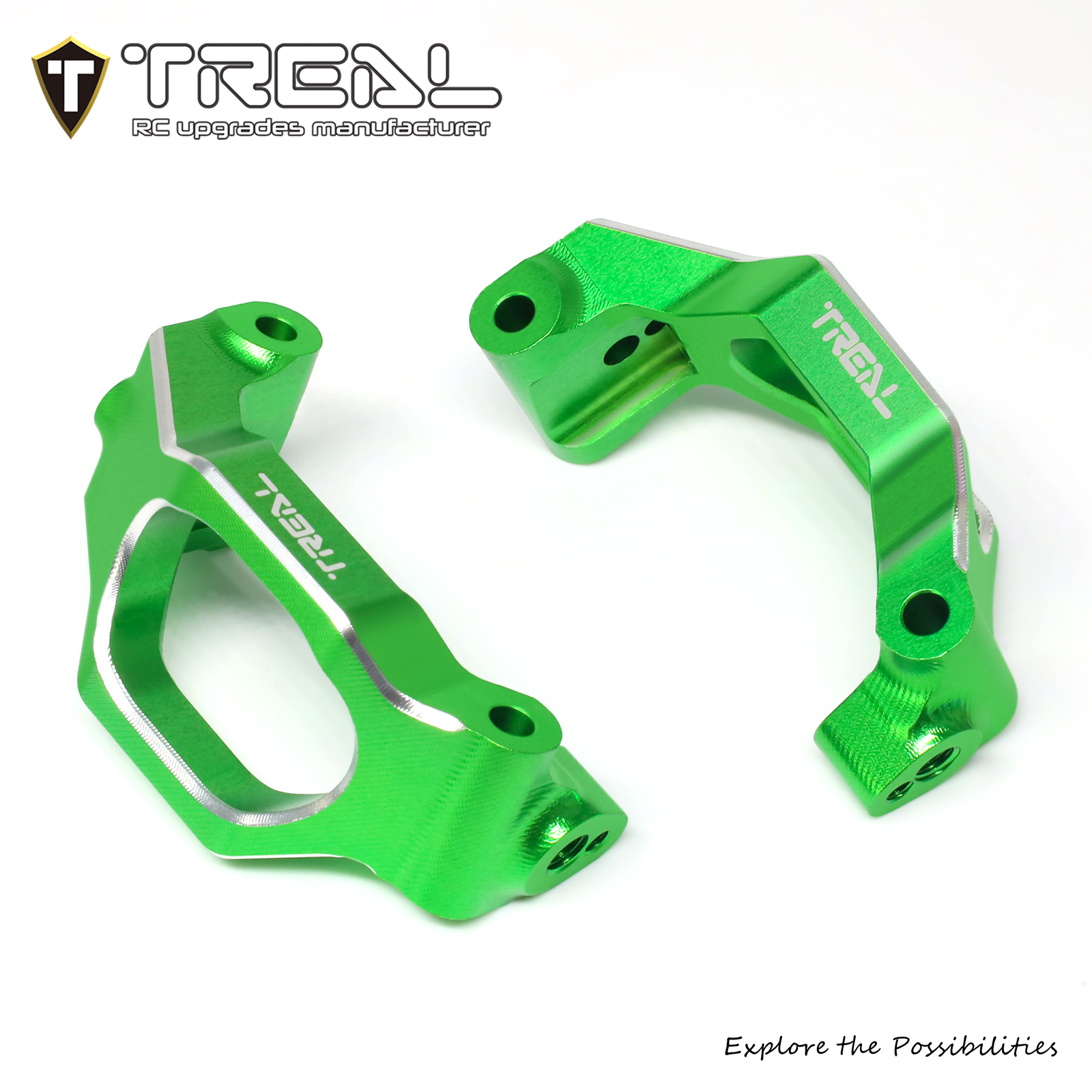 Treal Maxx 1:10 Aluminum 7075 CNC Upgrade Front C hubs Carriers
