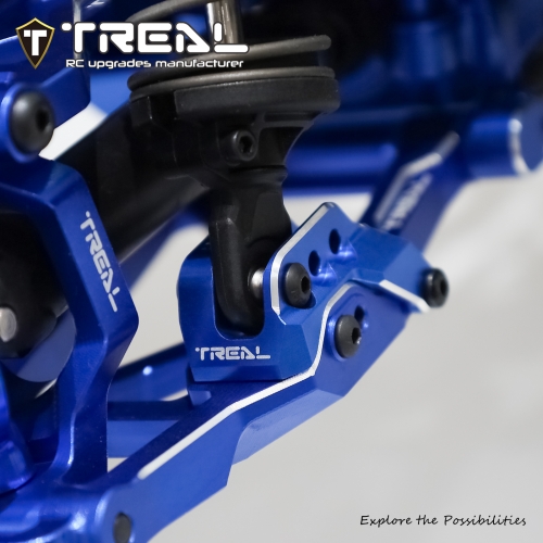 TREAL Aluminum 7075 Front and Rear Shock Mounts for 1/8 Maxx Slash