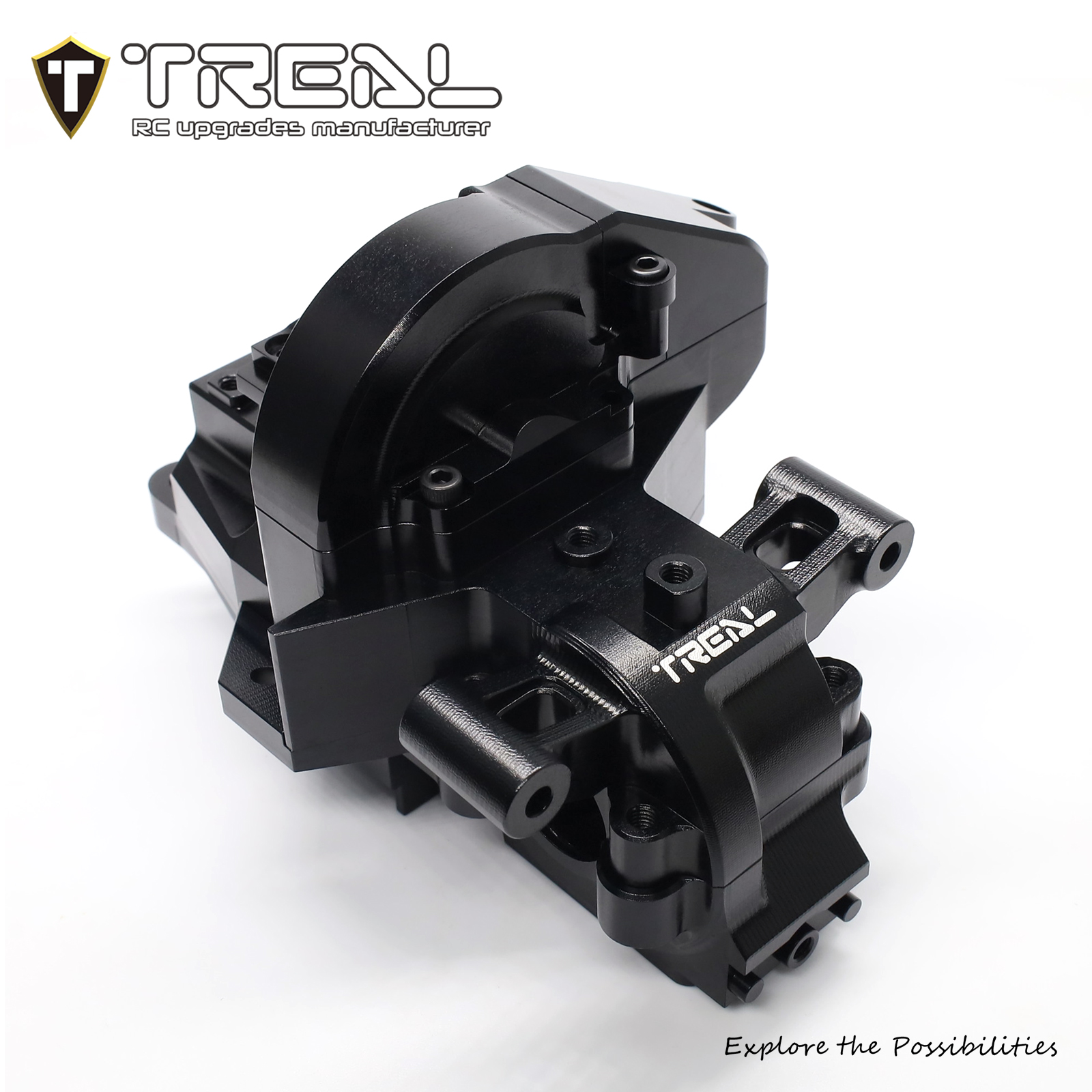 TREAL Aluminum 7075 Rear Bulkhead Gearbox Set CNC Machined