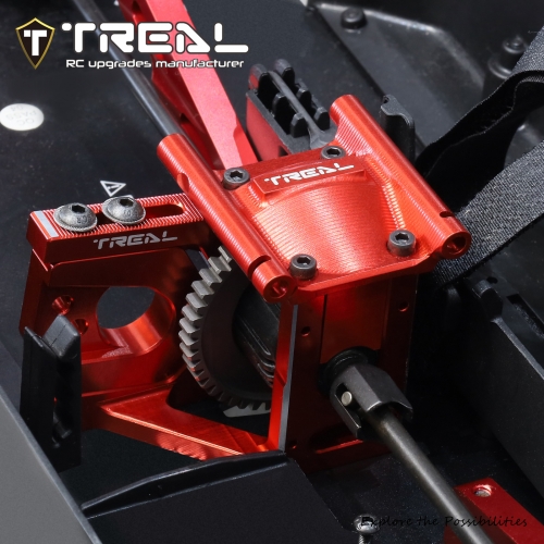 TREAL Aluminum 7075 Motor Plate & Center Diff Mount for ARRMA 1/8