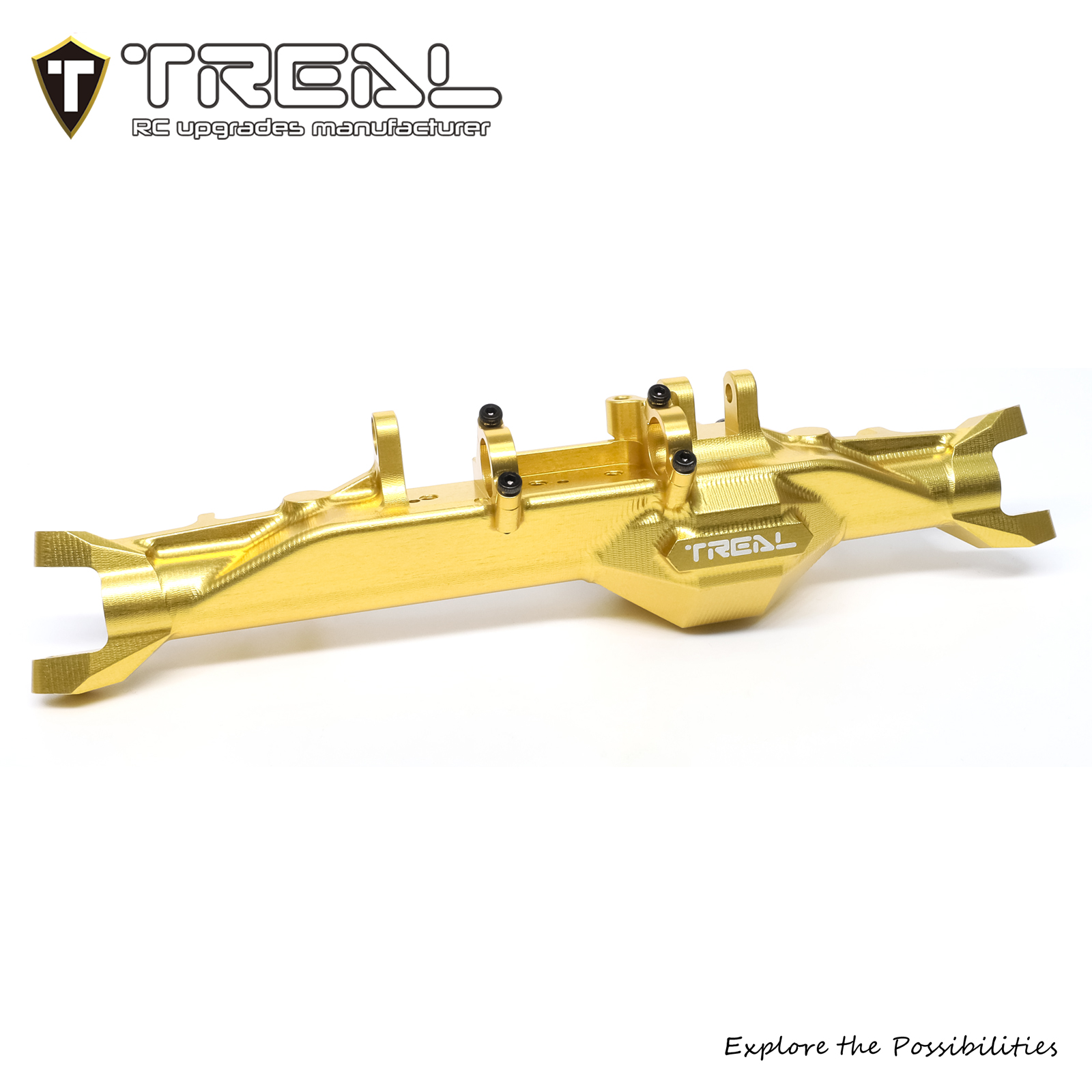 TREAL Aluminum 7075 Front Axle Housing CNC Billet Machined