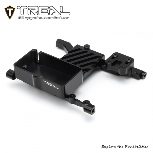 TREAL Aluminum 7075 ESC Tray Servo Mount Braket CNC Machined Upgrades for Axial SCX6