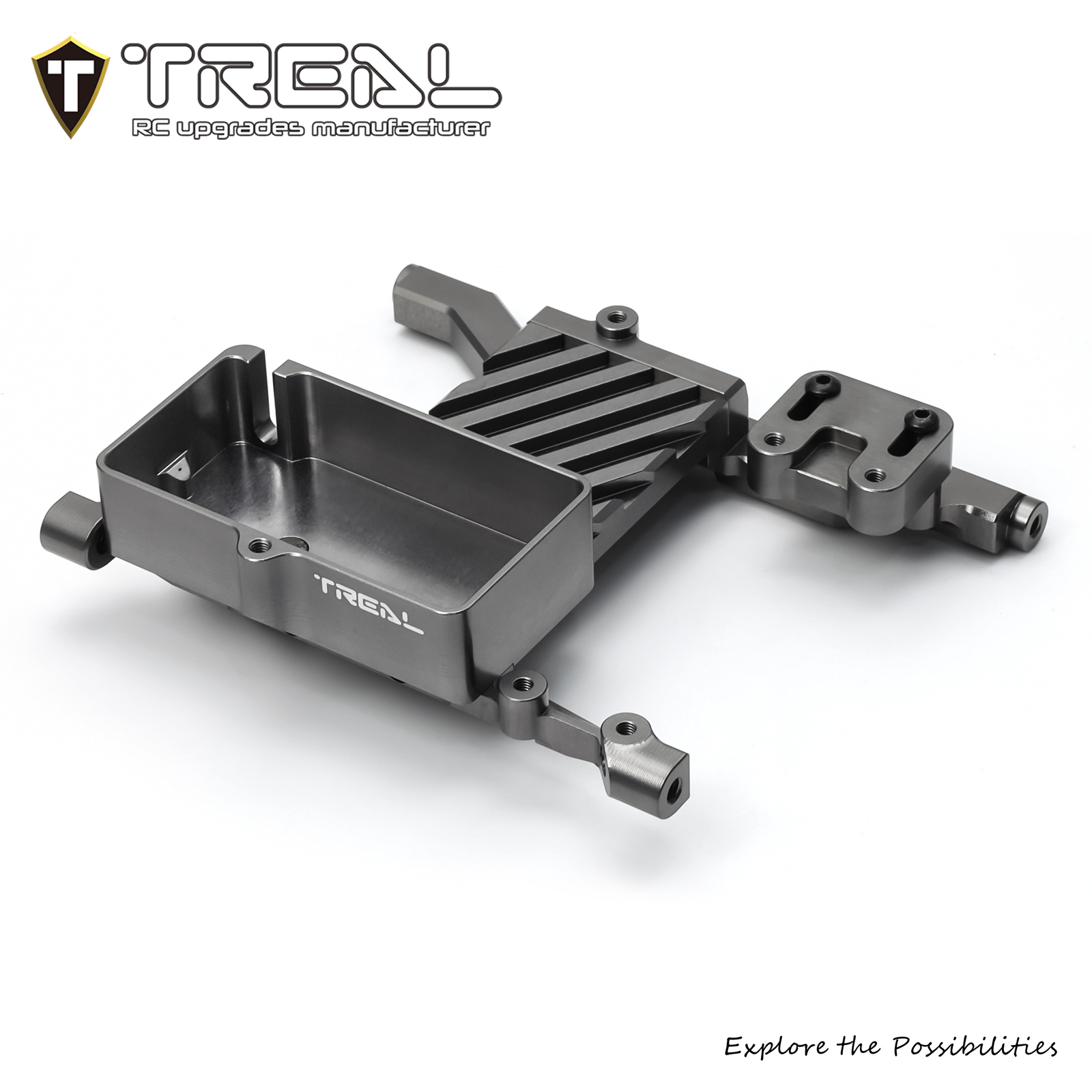 TREAL Aluminum 7075 ESC Tray Servo Mount Braket CNC Machined