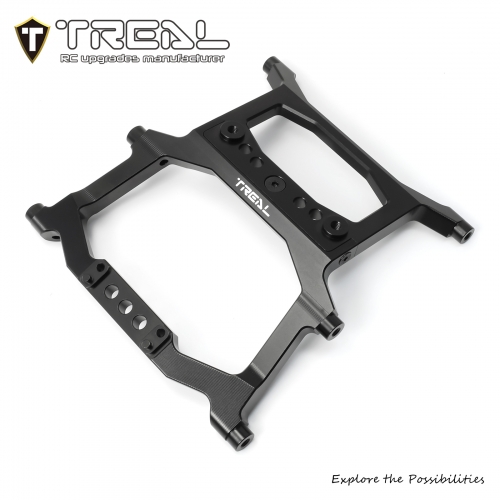 TREAL Aluminum 7075 Rear Chassis CNC Machined Upgrades for Axial SCX6 Jeep Wrangler Trail Honcho