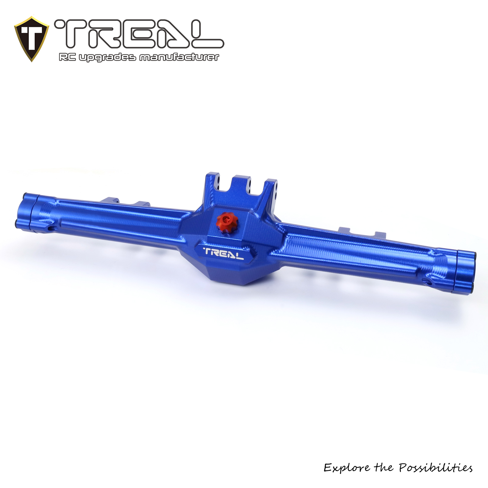 TREAL 7075 Aluminum Rear Axle Housing for Vanquish H10 Optic - rc