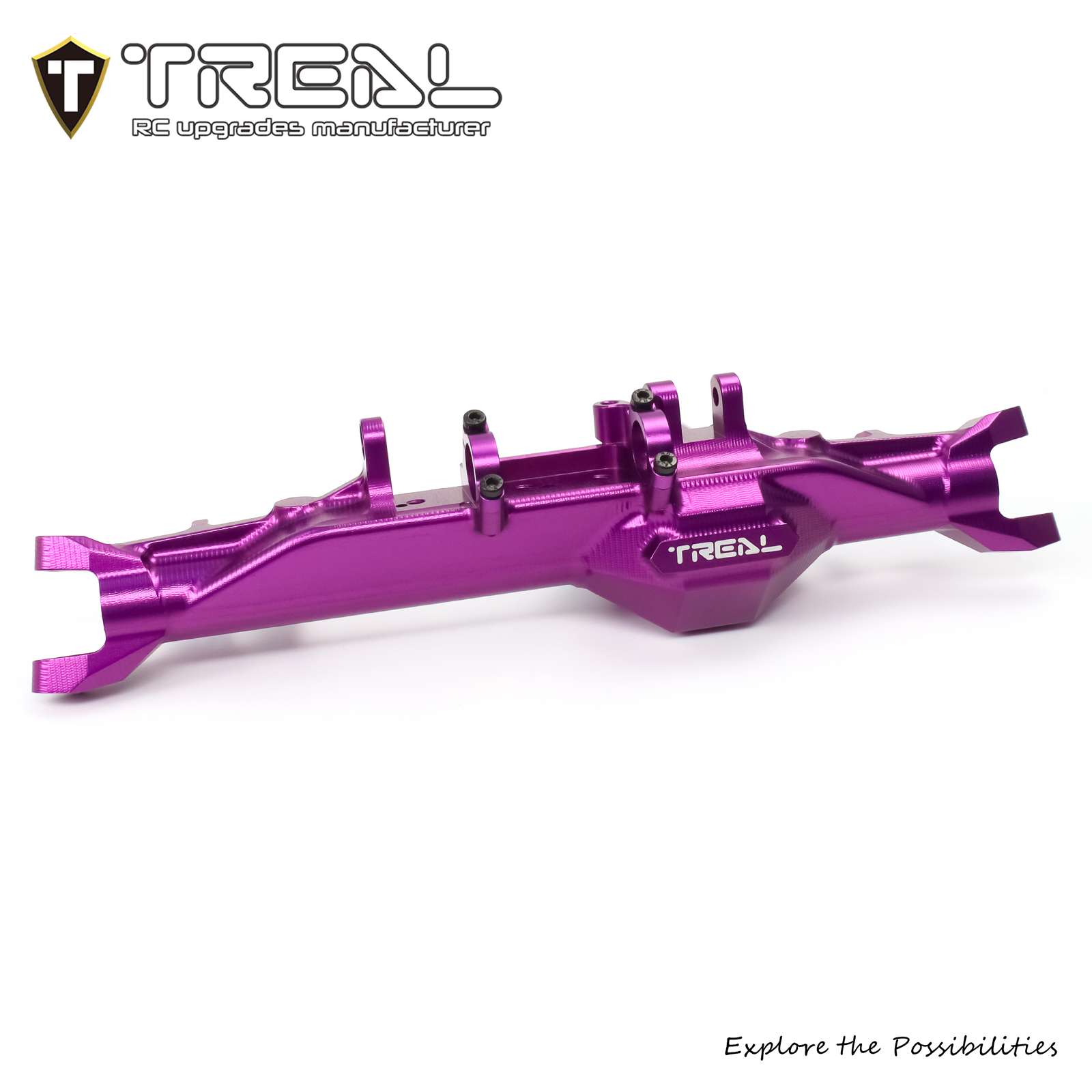 ●T-TRELL TREAL Aluminum 7075 Front Axle Housing CNC Billet Machined