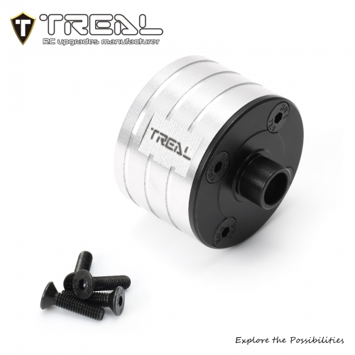 TREAL Heavy-Duty Hardened Steel 7075 Aluminum Differential Case Cup Compatible with Arrma Kraton 6S EXB