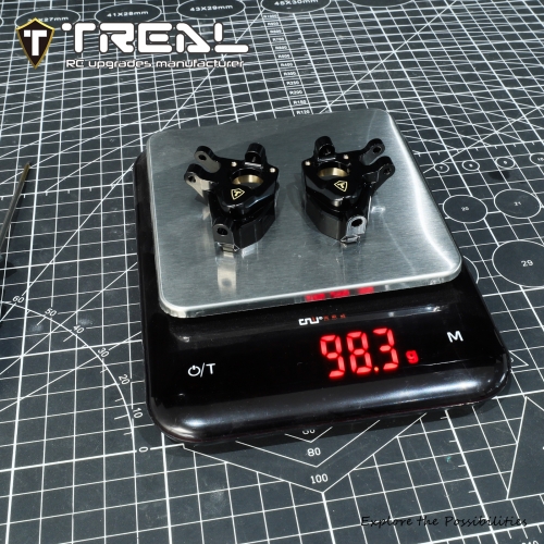 TREAL Brass Front Inner Portal Covers Steering Knuckles (2) Heavy