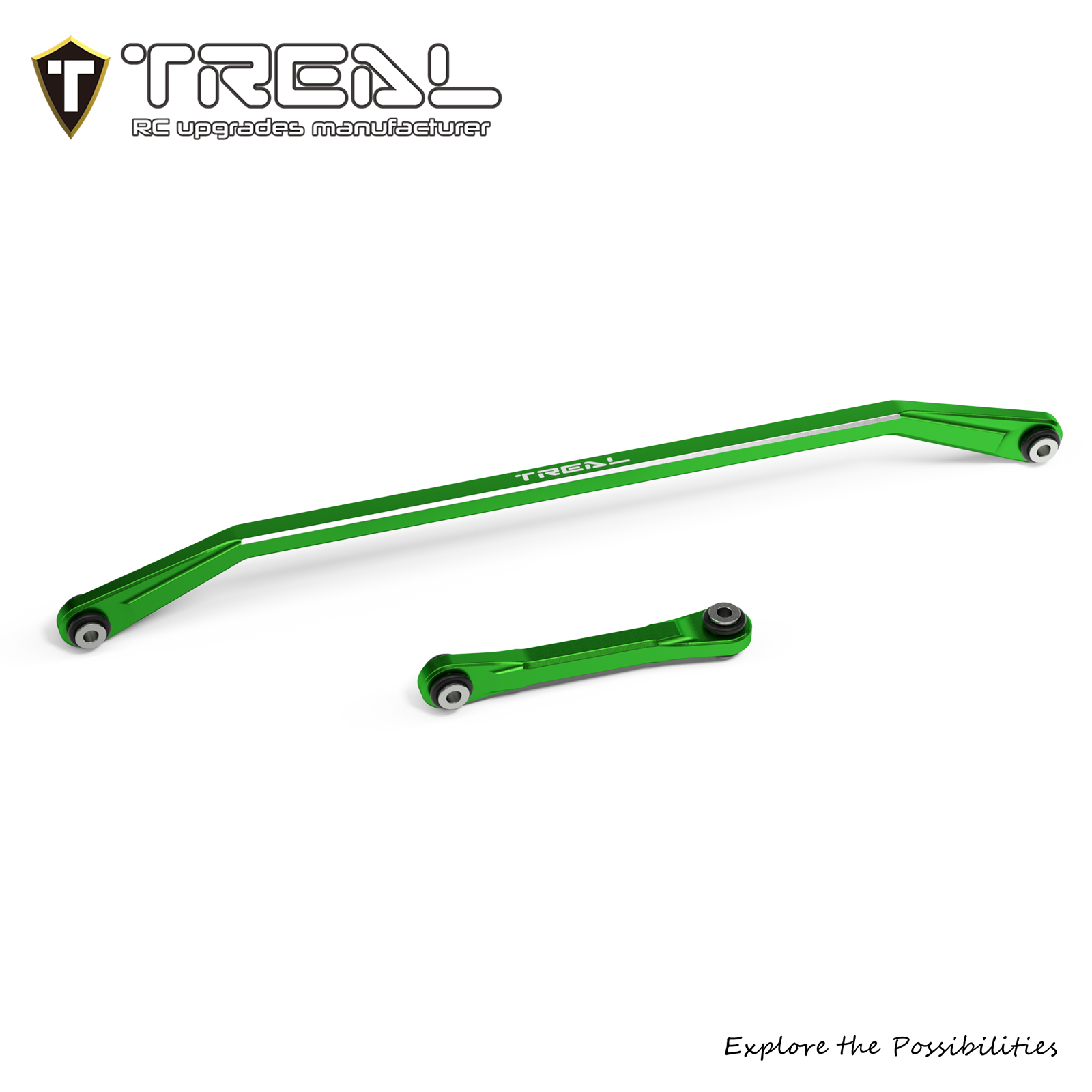 TREAL Aluminum 7075 Front Steering Linkages Set Rod Links for