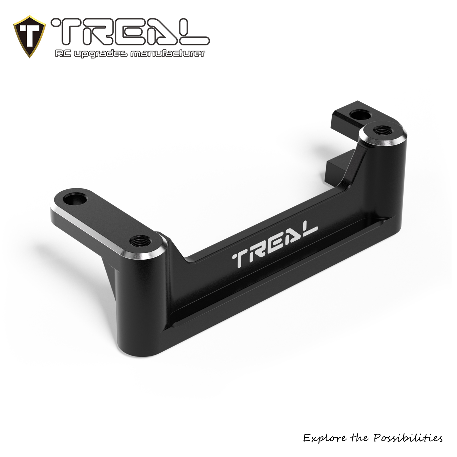 TREAL Aluminum 7075 Front Upper Links Mount Brace for Axial 1/8