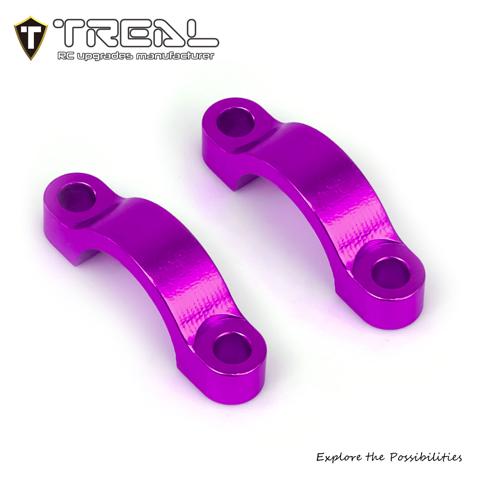 TREAL Aluminum 7075 Hydro Ram Steering Clamps CNC Machined