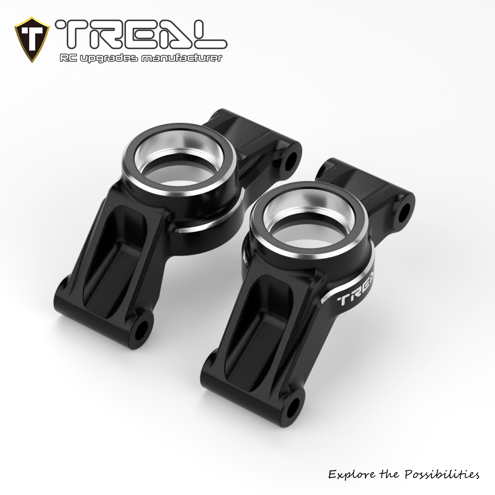 TREAL 7075 Aluminum Rear Hubs Knuckles for Traxxas Mini Maxx