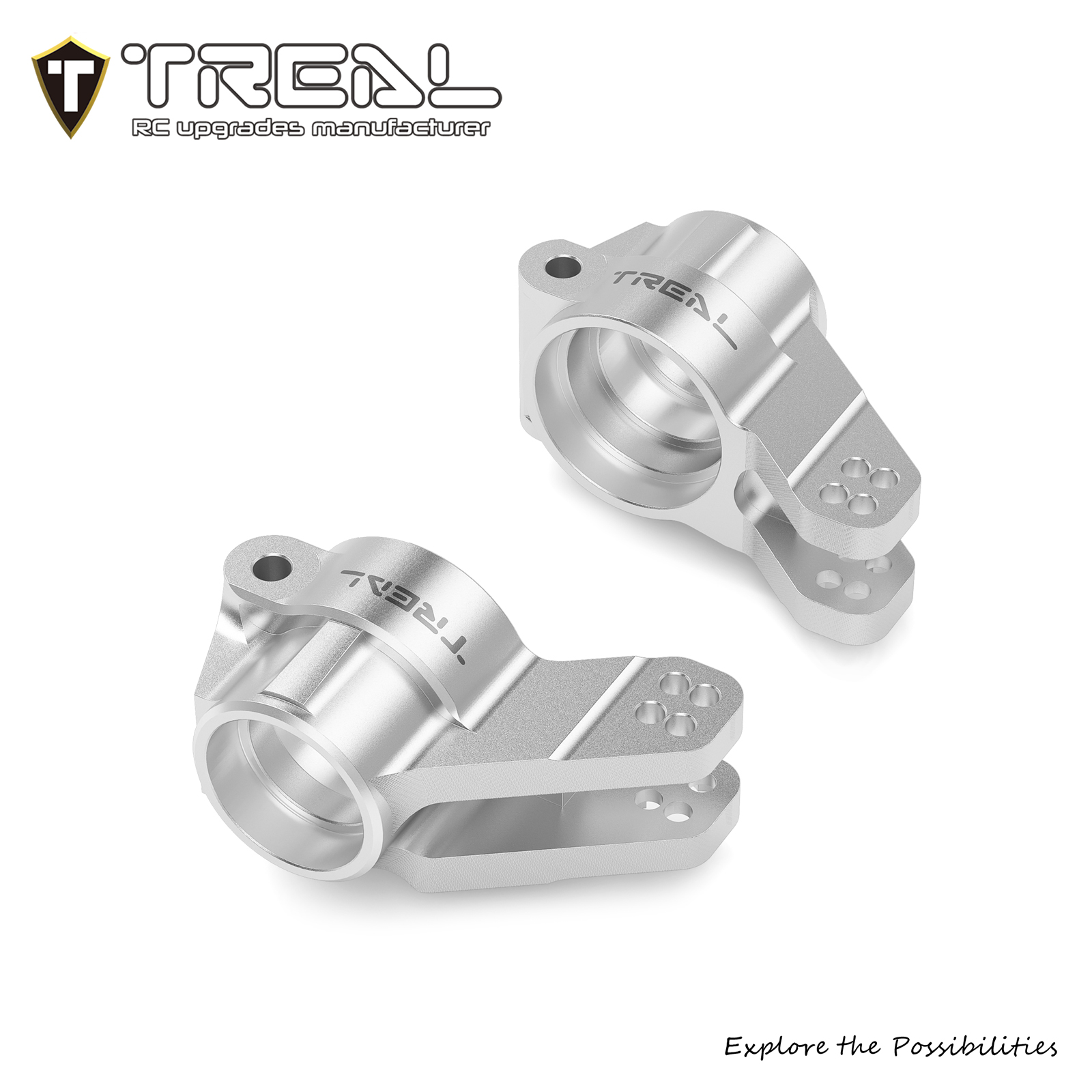 TREAL Aluminum 7075 Rear Hubs for Arrma 1:8 KRATON EXTREME BASH (EXB)