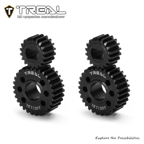 TREAL Harden Steel Standard Portal Gear Set (18T/30T) for Vanquish VRD/VS4-10
