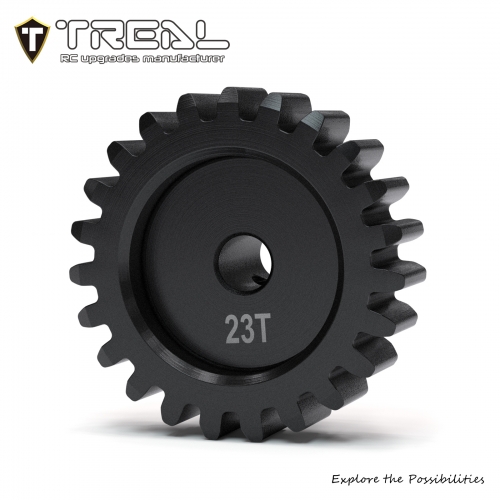TREAL Steel Motor Gear 0.8 Module 19T/20T/21T/22T/23T Tooth for Traxxas Mini Maxx