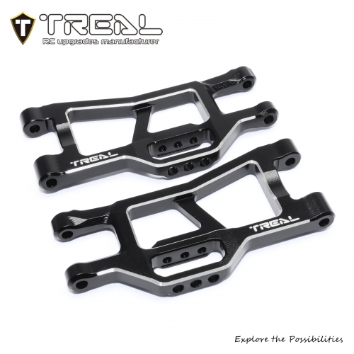 TREAL Aluminum 7075 Front Lower Arms Suspension Arm Set for 1/16 Mini Maxx