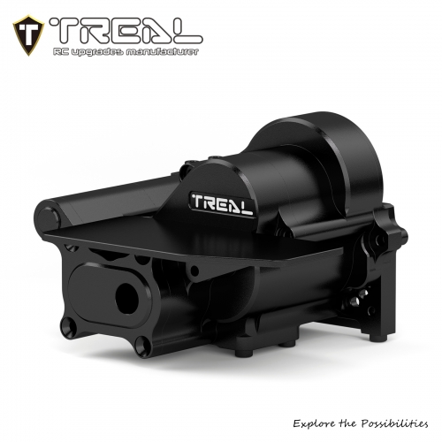 TREAL 7075 Aluminum Transmission Housing Case Set for Axial 1/8