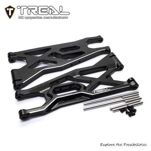 TREAL 7075 Aluminum Front Lower Suspension A Arms (L&R) for Traxxas 1:6 Funco Sand Car