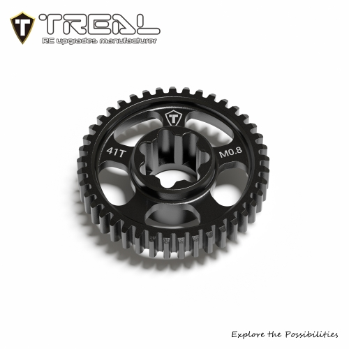 TREAL Steel Spur Gear 0.8 Module 41T/43T/45T/47T Tooth for Traxxas Mini Maxx