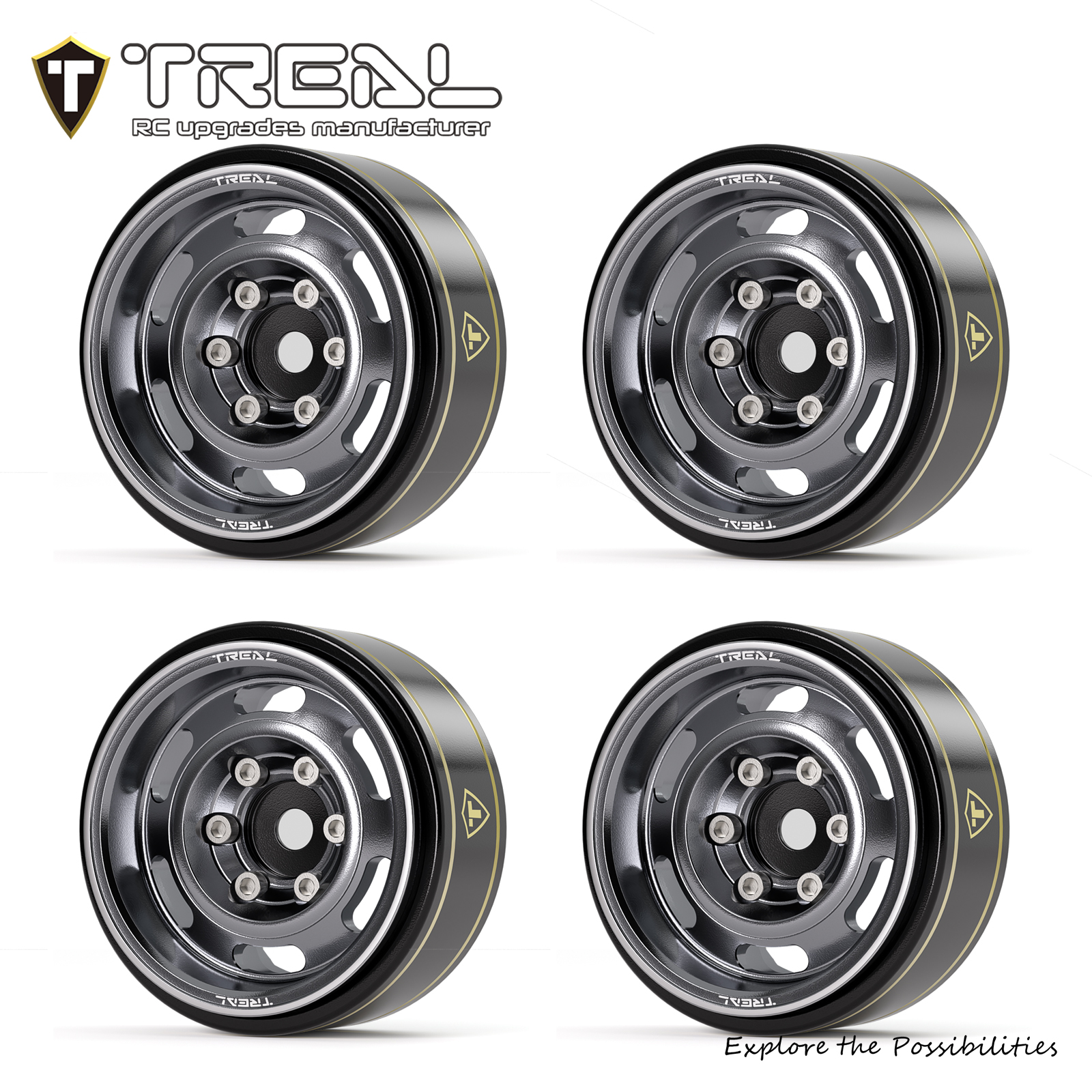 TREAL SCX24 Beadlock Wheels - Best SCX24 Tires & Upgrades