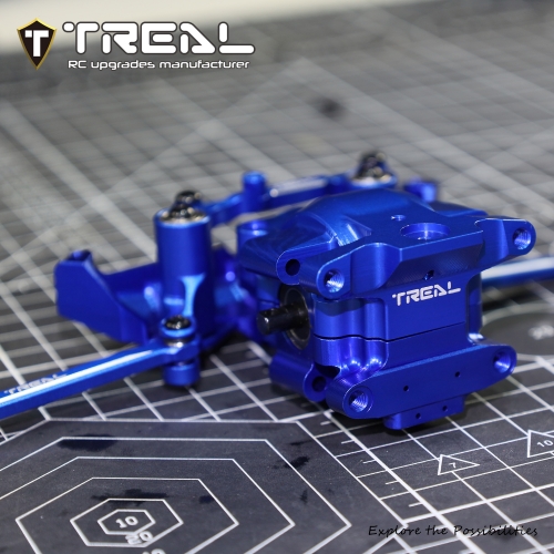 TREAL 7075 Aluminum Front Gearbox Set - CNC Billet Upgrade Parts